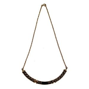 🗝♟🗝Gorgeous Vintage 3 bar Marcasite, Black Onyx Sterling Silver 16” Necklace